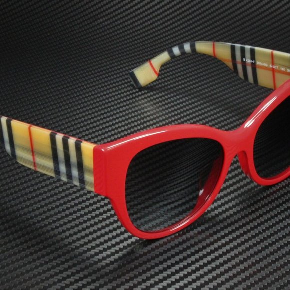 Burberry Red 54mm Sunglasses Burberry Rose BE4298F 391984 54mm Red w/Pink Lenses  main image 3